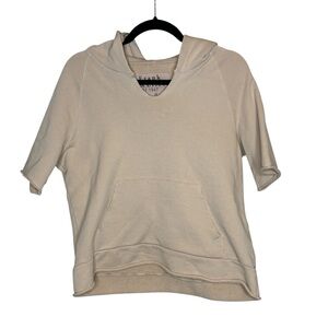 Frank & Eileen Mel Short Sleeve Hoodie M Tan